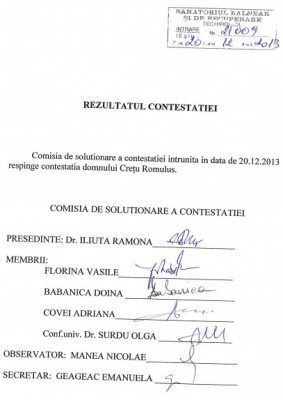 EXCLUSIV: Vasilică Rusu rămâne managerul Sanatoriului Techirghiol. Contracandidatul Creţu a picat proba scrisă